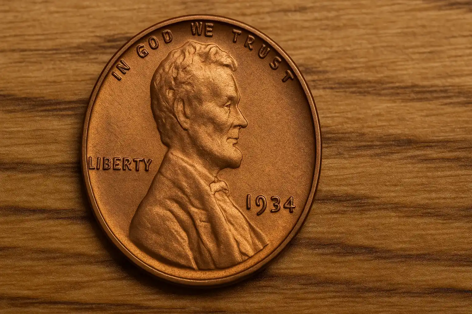 1934 wheat penny obverse
