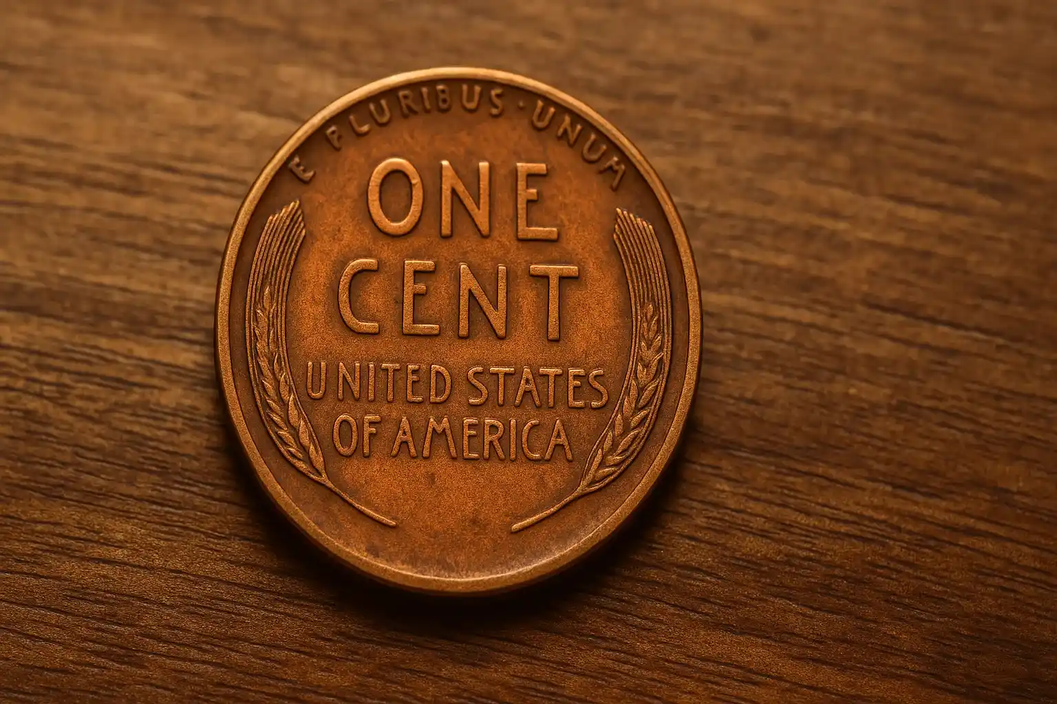 1934 wheat penny reverse